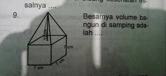 18.480 cm 3 volume bangun di d. Besarnya Volume Bangun Disamping Adalah Brainly Co Id
