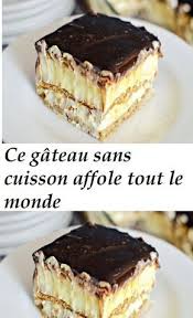 Ce Gateau Sans Cuisson Affole Tout Le Monde Gateau Sans Cuisson Desserts Sans Cuisson Gateau Roule Recette