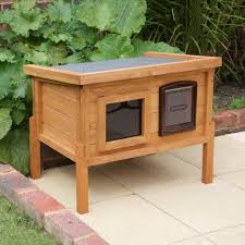 This might not be the best where temperatures drop below freezing and extra. Outdoor Cat House Kennel Self Heating Fast Shipping H R