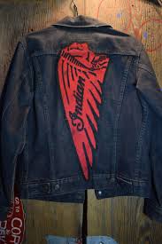 Vintage Levi Indian Motorcycle Denim Jacket Vintage Indian Motorcycles Indian Motorcycle Motorcycle Outfit