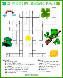 Check spelling or type a new query. St Patrick S Day Crossword Puzzle Printable For Free St Patrick Day Activities St Patricks Day Crafts For Kids St Patrick S Day Games