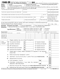 It is divided into sections where can be filled with any data about income and deductions to refund all expecting taxes. Irs Form 1040 Sr Download Fillable Pdf Or Fill Online U S Tax Return For Seniors 2020 Templateroller