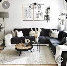 Pin By Ks Ghost Lightning On Home Black Sofa Living Room Living Room Decor Apartment Minimalist Living Room