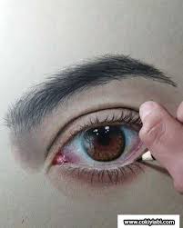 Karakalem Erkek Goz Cizim Teknikleri Ornek Resimler Guzel Sozler Realistic Eye Drawing Realistic Pencil Drawings Realistic Eye