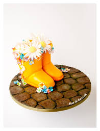 Hobby Gartner Garten Torte Zum Geburtstag Mit Gelben Gummistiefeln Alles Essbar Hergestellt Von Fleurdesucre Ch Zurich Schweiz Kuchen Pinterest