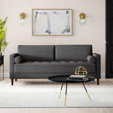 Negley 80 square arm sofa bed. Heather Grey Sofa Wayfair