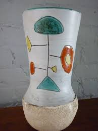 Vase Attr A Jean Rivier Vallauris France 1955 Vallauris Ceramique Vases