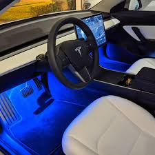 Because The Interior Deserves Some Love Too New Blue Footwell Lights And Performance Pedals From Nbsp Nbsp Teslacces Tesla Car Tesla Interior Tesla Model X
