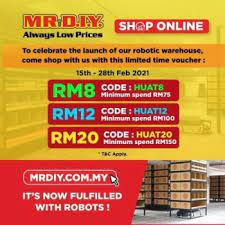 Your best home improvement online store with always low prices! 15 28 Feb 2021 Mr Diy Limited Time Voucher Promo Everydayonsales Com