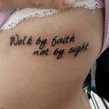 So the niv, for we live by faith, not by sight. it is theologically accurate to say and to insist that the christian must always seek to live by faith and trust in god and his promises, and not be motivated. 36 Walk By Faith Tattoos For Men Ideas Tattoos Faith Tattoo Walk By Faith