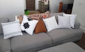 Gray decor ideas sofa and couch. How To Clean Throw Pillows Couch