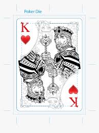Shuffle the cards and hold them in your hand ; King Card Tattoo King And Queen Of Hearts Cards Hd Png Download Kindpng