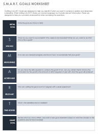 Free Goal Setting Templates And Goal Tracking Templates Smart Goals Worksheet Smart Goals Template Smart Goals Examples