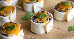 Well this video sure will help you! Mexican Pinwheels Easy Vegetarian Appetizers Luci S Morsels