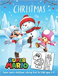 Home » cartoon » super mario coloring pages super mario coloring pages. Amazon Com Super Mario Christmas Coloring Book For Kids Ages 4 8 Fun Children S Christmas Gift Or Present For Toddlers Kids 50 Beautiful Pages To Color With Santa Claus Reindeer Snowmen