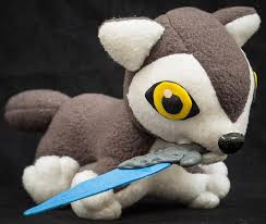 Black And Grey Wolf Pokemon Sif The Great Grey Wolf Chibi Plush Dark Souls Characters Chibi Greatful