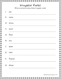 Free Worksheet Formulating Sentences Using Irregular Past Tense Verbs Speech Language Activities Irregular Past Tense Verbs Speech Therapy Worksheets