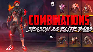 The new pass has some incredible rewards such as most wanted skyborad, most wanted list grenade, and bounty tombstone loot box. Dress Combinations With Season 26 Elite Pass Pro Combinations Turmoil Of Ruins Freefire Youtube