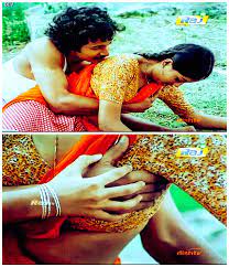 Tamil actress boob press