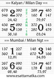 Satta Matka On Twitter Kalyanmatka Final Tips Today Open To Close 22 Jan 2016 Https T Co Ays6pujooh Https T Co B2qtb26wbe Today, kalyan panel chart, kalyan guessing, kalyan guessing patti, kalyan fix single jodi, kalyan panel chart 2018, kalyan night chart, super add the picked numbers to get the final number. twitter