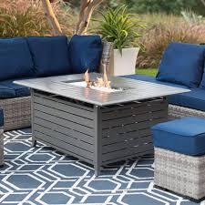 Belham Living Longmont 50 In Fire Table Charcoal Walmart Com In 2020 Gas Firepit Fire Pit Furniture Outdoor Fire Pit