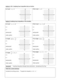 Check your work with the solutions! 51a Graphing Inequalities Two Variables Intro 2 Pdf Algebra 1 Name Unit 2 Lesson 7 Date Period Graphing Linear Inequalities In Two Variables 6 5 Course Hero