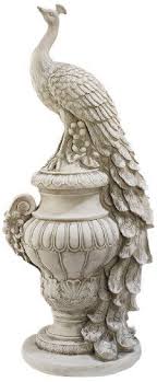Staverden Castle Peacock On An Urn Garden Statue Design Toscano Http Www Amazon Com Dp B007vipkw2 Ref Cm Sw R Pi Dp M7xlt Statue Antique Stone Garden Statues
