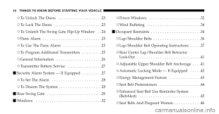Close the driver's door, open the passenger door, press central locking button m. Alarm Jeep Liberty 2006 Kj 1 G Owners Manual 424 Pages