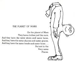 The Planet Of Mars Funny Poems Silverstein Poems Funny Poems For Kids