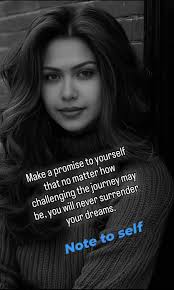 Never surrender your dreams ❤️