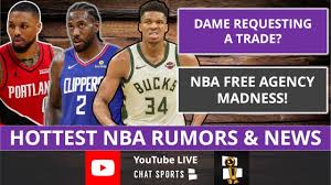 Nba free agency officially opens on aug. Nba Rumors On Damian Lillard Kawhi Leonard Kelly Oubre Nba Free Agency Nba Finals Live Q A Youtube
