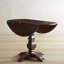 Bradding Espresso Round Drop Leaf Dining Table Pier 1 Imports Drop Leaf Dining Table Dining Table Drop Leaf Table