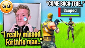 Hope you enjoy the video & happy new year! Tfue Emotional After Finally Returning To Fortnite With Old Teammates Youtube