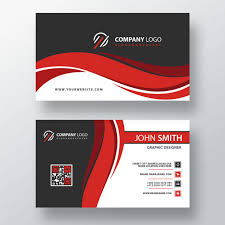 Looking for business card template psd free or illustration? Red Wavy Psd Business Card Template Free Psd Psd Free Psd Resources