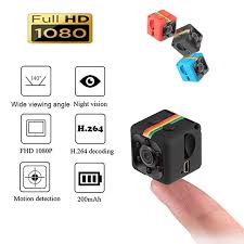 Sq11 Mini Camera 1080p Sport Dv Mini Infrared Night Vision Monitor Concealed Small Camera Dv Video Recorder Support Tf Card Surveillance Cameras Aliexpress