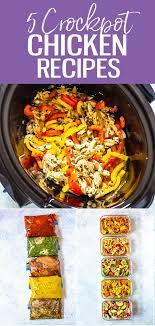 These Healthy Crockpot Chicken Recipes Will Inspire You To Create Meal Prep Chicken Crockpot Recipes Healthy Chicken Crockpot Recipes Healthy Crockpot Recipes