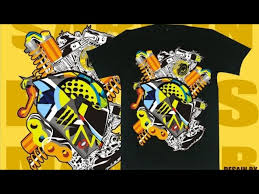 Desainer baju distro, bandung satu, jawa barat, indonesia. Step By Step Cara Cepat Desain Kaos Club Motor Coreldraw X4 By Skm Youtube