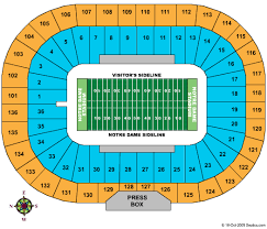 all inclusive notre dame football stadium seating chart