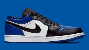 The shoe's leather construction includes a white quarter panel complemented by black on the toe, eyestay and swoosh branding, with sport royal on delivery and processing speeds vary by pricing options. Air Jordan 1 Low Royal Toe Release Date Cq9446 400 Sole Collector