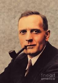 Edwin Powell Hubble, Famous Scientist by Esoterica Art Agency