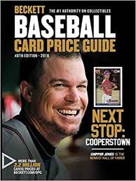 Maybe you would like to learn more about one of these? Beckett Baseball Card Price Guide 2018 Beckett Media 9781936681112 Amazon Com Books