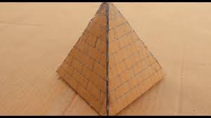 They are easy to make and ideal for people who have dexterity problems which make cutting out difficult. How To Make A Cardboard Pyramid Making A Pyramid Out Of Cardboard Youtube