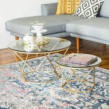 Shop over 970 top rooms to go tables and earn cash back all in one place. Forest Gate Olivia Modern Geometric Glass Nesting Coffee Tables Bed Bath Beyond Center Table Living Room Coffee Table Nesting Coffee Tables