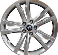 ALY70791 Hyundai Genesis Coupe Wheel/Rim Hyper Silver #529102M130