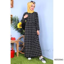 Ado2543 Pazarium Com Tr Tesettur Giyim Bayan Giyim Triko Tunik Elbise Kombin Tesettur Sal Esarp Sirin Elbiseler Moda Stilleri Elbise