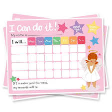 Girls Reward Chart Chore Chart Printable Sticker Chart