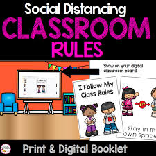 Here are the five classroom rules that are simple, comprehensive, positive, and clear. Teaching Classroom Rules In A Classroom With Social Distancing Printableprompts