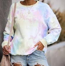 This reverse technique uses the bleach to create a cool effect. 2021 Fashion Custom Logo Tie Dye Hoodie Women Long Sleeve Top Pastel Tie Dye Sweatshirt For Women Buy Tie Dye Hoodie Tie Dye Sweatshirt For Women Long Sleeve Top Product On Alibaba Com