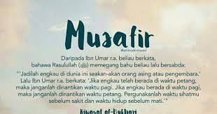 Serta solat fadhu maghrib dengan isyak dan sebaliknya. Makna Musafir Bermukim Bermastautin Dan Tempoh Qasar Dan Jamak