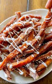 Cinnamon Sugar Sweet Potato Fries By Sallybakeblog Sweet Potato Recipes Sweet Potato Fries Recipes